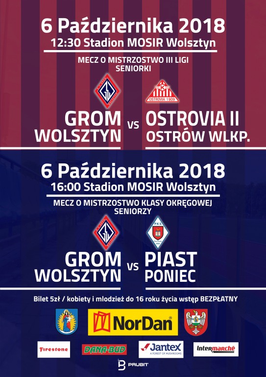 GROM Wolsztyn - Piast Poniec