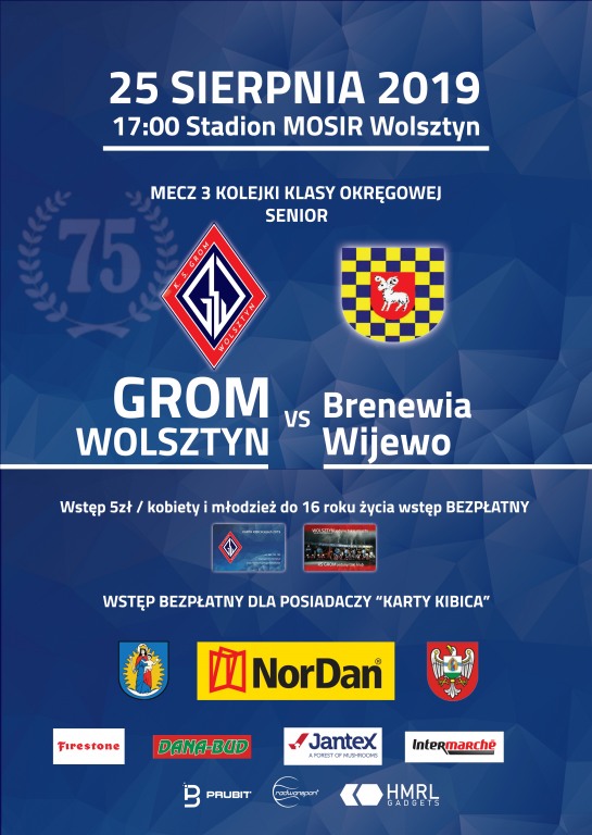 KS GROM WOLSZTYN - Brenewia Wijewo 