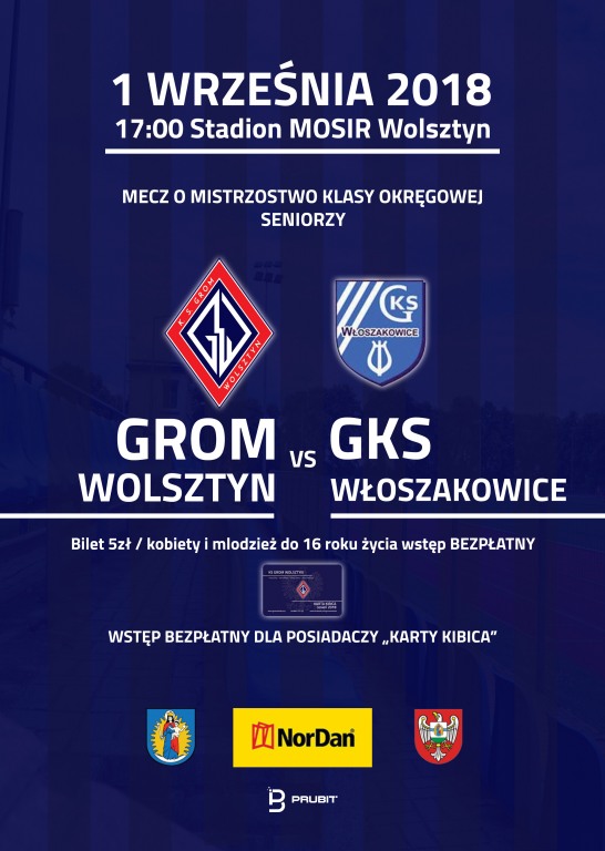 GROM Wolsztyn – GKS Woszakowice 