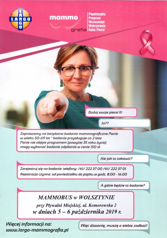Bezpatna mammografia