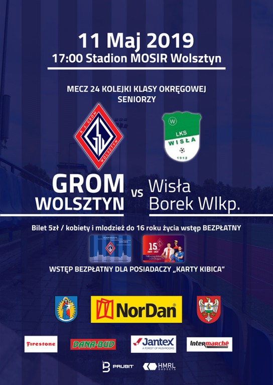 KS GROM WOLSZTYN - Wisa Borek WLKP.