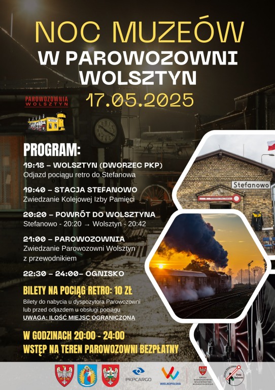 Noc Muzew w Parowozowni Wolsztyn